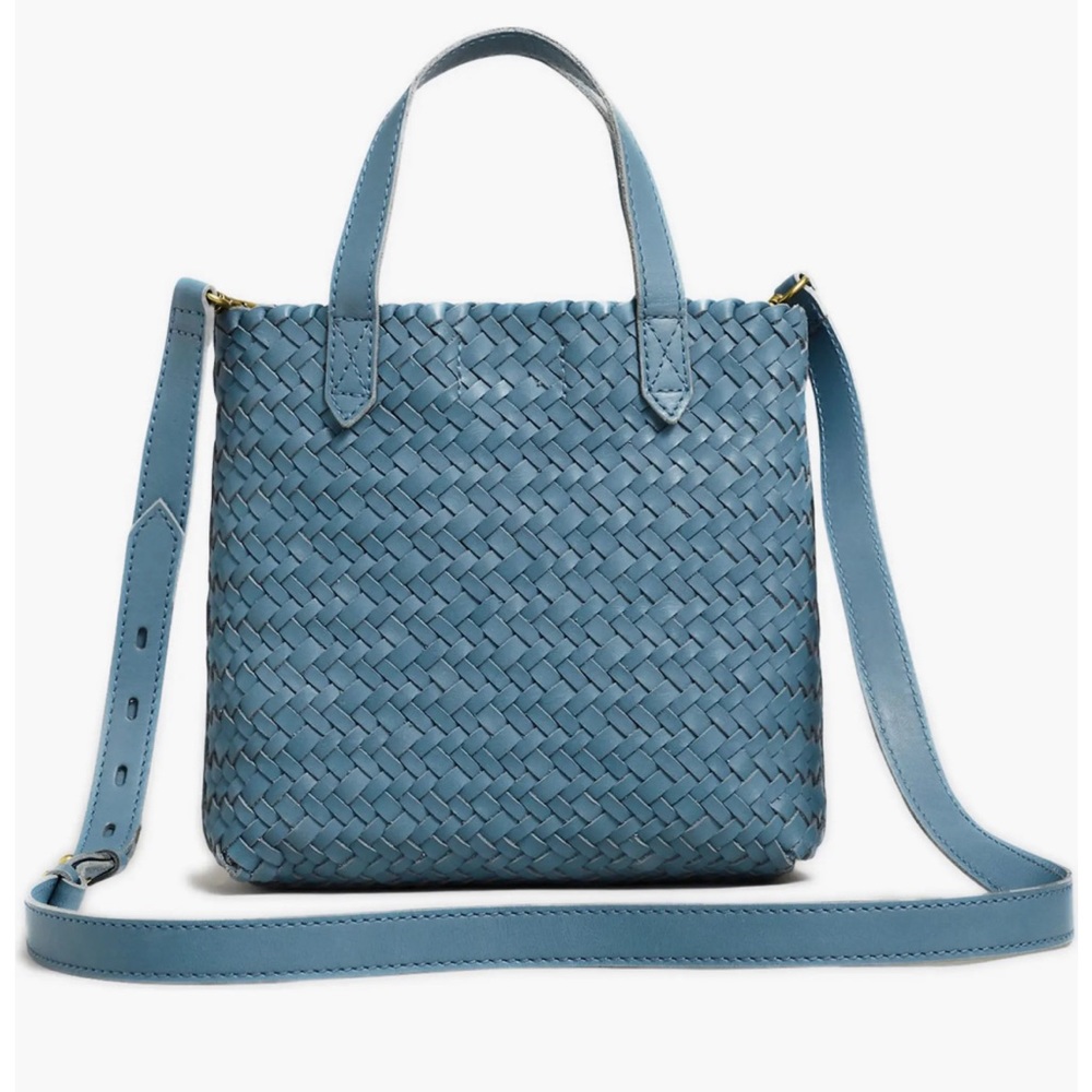 Madewell Small Transport Crossbody: Woven Leather Edition
